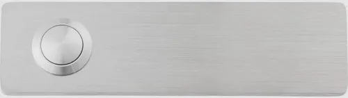 Heidemann 70546 Klingeltaster 1fach Edelstahl - Türklingelanlage aus hochwertigem Edelstahl, langlebig und wetterbeständig für den Außenbereich.