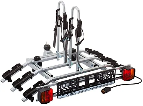 Fahrradträger Anhängerkupplung für 3 Fahrräder - klappbar mit Schnellkupplung - Fahrradträger für 3 Fahrräder, klappbar und mit Schnellkupplung, ideal für Reisen und unkomplikten Transport.