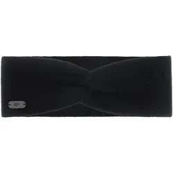 Eisbär Birla Stirnband schwarz (009) one - Damen Stirnband für Wanderer, dünn gestrickt mit 9 cm Höhe und weichem Kaschmiranteil für optimalen Tragekomfort.