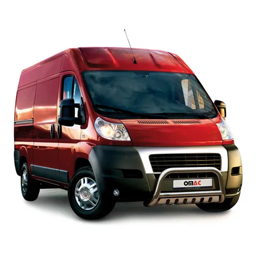 Frontbügel für Fiat Ducato 2006-2016 – Edelstahl Silber mit ABE - Robuster Frontschutzbügel aus rostfreiem Edelstahl für Fiat Ducato 2006-2016. Schützt Ihr Fahrzeug und verleiht ihm ein sportliches Aussehen. Lieferung inkl. Montageanleitung.
