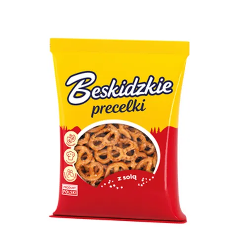 Beskidzkie Precelki z solą 140g Aksam 5907029004833