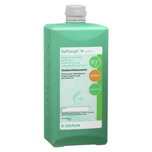 Softasept N gefärbt Hautdesinfektionsmittel Lösung Inhalt: 1000 ml