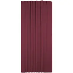 TiborTex Verdunkelungsvorhang, Bordeaux, Textil, Uni, Rechteckig, 140x145 cm, Wohntextilien, Gardinen & Vorhänge, Verdunkelungsvorhänge