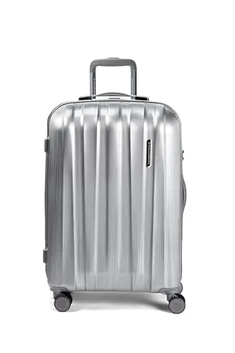 Polestream Moonrock 78 cm Trolley mit 4 Rollen in silber von Polestream