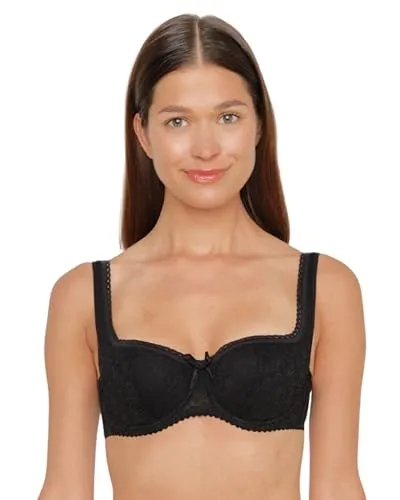 SUSA Balconett Dirndl BH Damen mit Bügel Wiesn-Zauber - Funktionsunterwäsche mit elegantem Jacquard Muster, ideal für ein perfektes Dekolleté unter Dirndl oder Trachtenblusen und sorgt für einen stilvollen Auftritt.