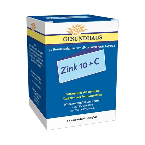 Zink 10 + C Brausetabletten