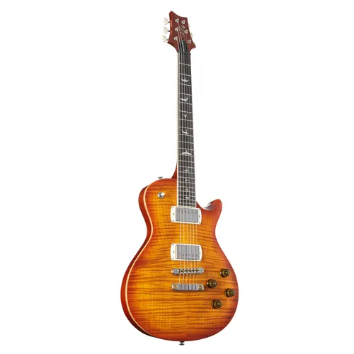 PRS SE McCarty 594 Singlecut Vintage Sunburst E-Gitarre - Ikonische E-Gitarre mit Mahagoni-Korpus und Ahorndecke, ausgestattet mit zwei PRS 58/15 LT 