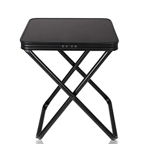 your GEAR Tavolino 3D Campinghocker mit Tischplatte – Leichter Aluminium Klapphocker - Vielseitiger Hocker für Garten, Camping und Reisen. Mit abnehmbarer Tischplatte, schnelltrocknender Polsterung und hoher Belastbarkeit bis 120 kg. Ideal für Outdoor-Aktivitäten und einfach zu transportieren.