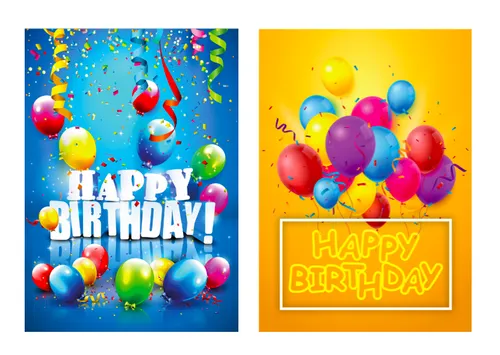 Premium Geburtstagskarte Happy Birthday 18x12cm mit Umschlag 4