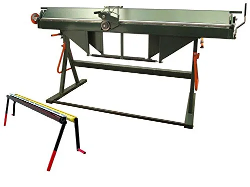 Exzenter-Abkantbank 2100 mit Profi-Blechschere + 2 Wustgeräte 2000 rund und eckig - Typ 100