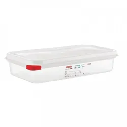 Araven GN1/3 Lebensmittelbehälter mit Deckel 2,5L - Frischhaltedosen, temperaturbeständig von -40°C bis 95°C, ideal für die Lagerung von Lebensmitteln.