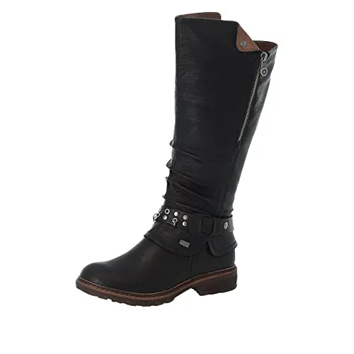 Rieker Damen Stiefel 94789 - Wanderschuhe mit Reißverschluss, bequemes Innenmaterial aus Synthetik für optimalen Tragekomfort bei jedem Wetter.