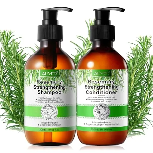 ALIVER Haarpflege-Set Rosmarin für gesundes Haar