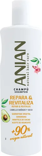 Anian Repara & Revitaliza Champú Queratina Vegetal 400 Ml Mujer