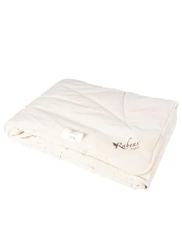 Rabens' Organic Alpaka Bettdecke 100% Alpakawolle - Bettdecken, Bio Made in Germany für ganzjährig perfekten Schlaf, thermoregulierend und hypoallergen dank feiner Alpakafaser.