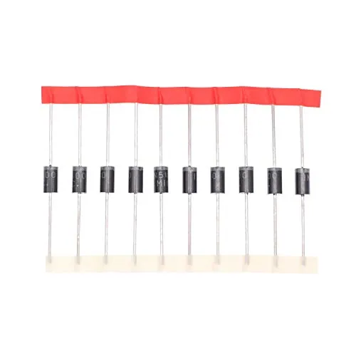 HUABAN 50PCS 1N5400 Rectifier Diode 3A 50V DO-201AD (DO-27) Axial 5400 3 Amp 50 Volt