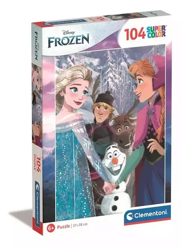 Puzzle 104 Super Kolor Disney Frozen Clementoni 8005125257423