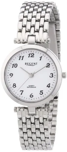 Regent Damen-Armbanduhr XS Analog Quarz Edelstahl 12220941 - Armbanduhren, elegante und zeitlose Quarz-Armbanduhr aus Edelstahl, perfekt für jeden Anlass und jeden Stil.