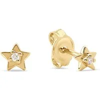 ESPRIT Ohrstecker Star 88774396 aus 925er Silber - Ohrringe für Damen, elegante Ohrstecker aus 925er Silber mit strahlendem Gelbgold-Finish, perfekt für jeden Anlass.