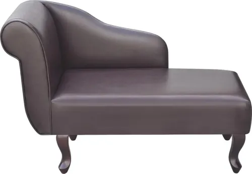 vidaXL Chaiselongue Braun Kunstleder - Elegante Recamieren aus Kunstleder, mit dick gepolsterter Sitzfläche für höchsten Komfort und stabilen Holzfüßen – ideal für Wohn- oder Schlafzimmer.