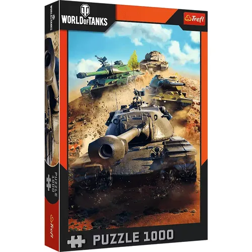 Puzzle 1000 World of tanks Czołgi w boju 10943 Trefl 5900511109436