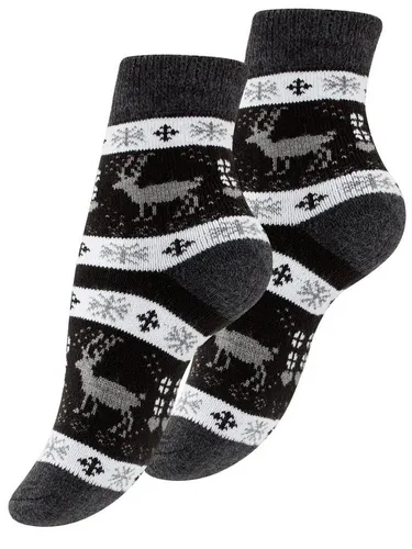 Yenita® Socken mit Innenfutter, Vollfrottee (4-Paar)