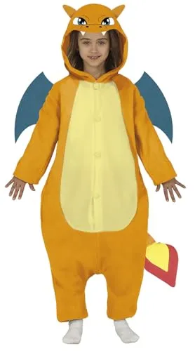 Pokémon Charizard Drache Kinderkostüm 7-9 Jahre