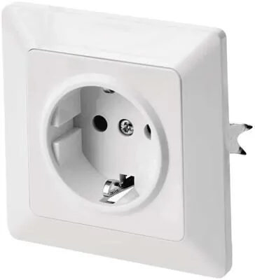 EMOS A6002.0 Steckdose SCHUKO, 1fach, IP20, weiß (1906010504)
