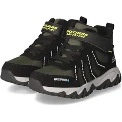 Skechers Rugged Ranger Storm Sportschuhe Grün EU 28 - Sneaker für aktive Kinder, wasserabweisend mit elastischem Klettverschluss für sicheren Halt und schnellen Einstieg. Ideal für Abenteuer im Freien.