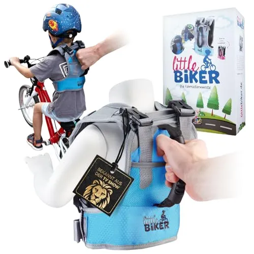 Little Biker Fahrradlernweste mit Griff | Die bessere Alternative zu Stützrädern für Kinder