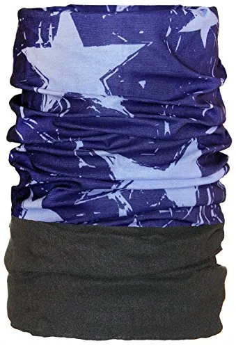 Areco Multifunktionstuch, Blau Stern, One Size, 7012
