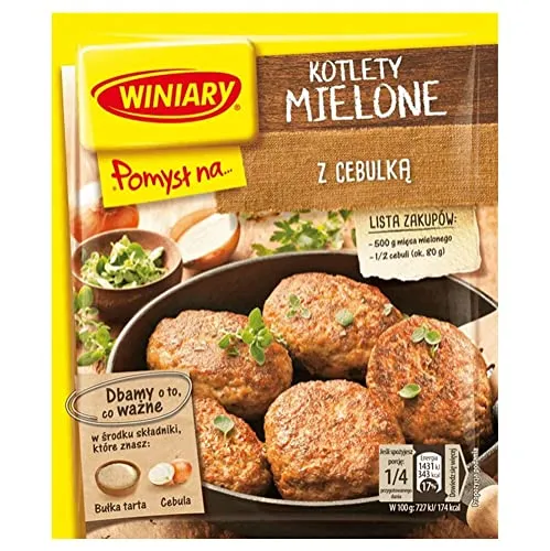 Idee für Frikadellen mit Zwiebeln von Winiary // Pomysl na Kotlety mielone z cebulka - Winiary