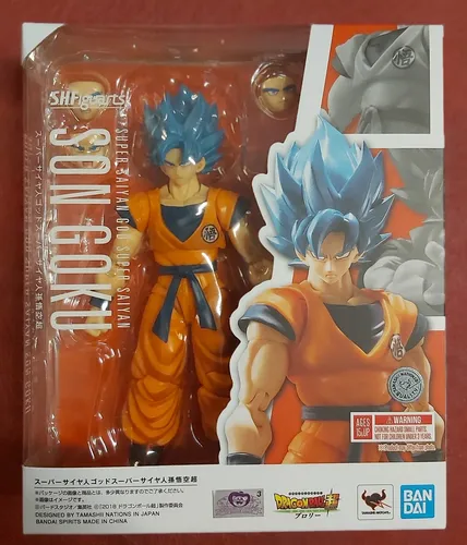 Bandai S.H.Figuarts Dragon Ball Super Saiyajin Son Goku -Super- Figur - Action Figur von Son Goku -Super-, ca. 140mm groß, original verpackt und ideal für Sammler und Dragon Ball Fans.