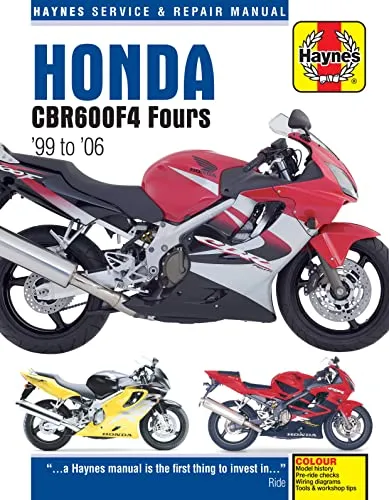 Honda CBR600F4 Fours (99 - 06) - Haynes Service & Repair Manual - DIY Heimwerken: Umfassendes Reparaturhandbuch mit hochwertiger Qualität und robuster Konstruktion für eine einfache Wartung Ihrer Honda CBR600F4.
