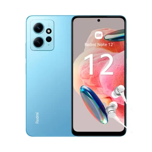 Xiaomi Redmi Note 12 Smartphone + Kopfhörer, 4+128GB, Handy ohne Vertrag, 6,67