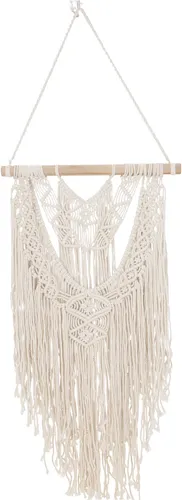 Makramee Wandbehang / Wanddekoration im Boho Stil, Baumwolle - Design 4