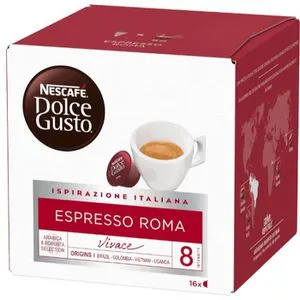 Nescafe Kaffeekapseln Dolce Gusto, Espresso Roma, 16 Kapseln