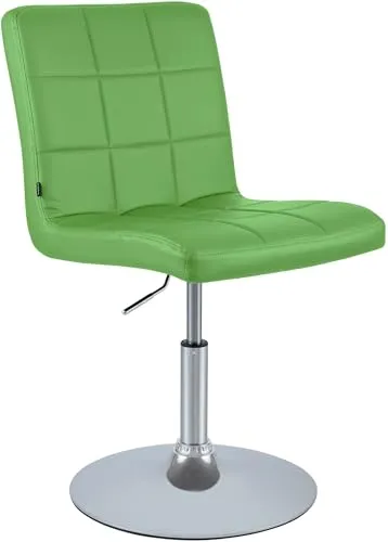 CLP Esszimmerstuhl Ricky Kunstleder grün - Eleganter Esszimmerstuhl aus grünem Kunstleder, drehbar und höhenverstellbar für vielseitige Nutzung. Ideal für moderne Wohnräume mit schützendem Bodenschonring.