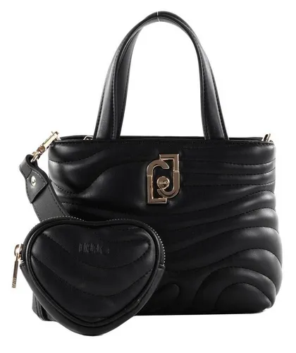 Liu Jo Umhängetasche Achala (Set, 2-tlg) schwarz - Elegante Umhängetasche aus hochwertigem Polyurethan, ideal für den Alltag. Mit abnehmbarem, verstellbarem Schulterriemen und zwei stabilen Henkeln. Praktisch und stilvoll in einem Set!