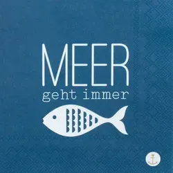 Räder DINING Serviette Meer geht immer