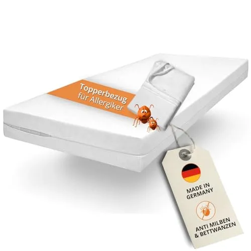 Matratzenschutzbezug Evolon Encasing - Anti Milben Schutz für Allergiker - Matratzenbezüge mit patentierter Evolon Technologie bieten effektiven Allergie- und Anti-Milben-Schutz. Waschbar bis 95 Grad, hohe Atmungsaktivität und Made in Germany.