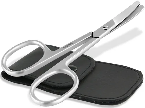 Pfotenschere Kleine Fellschere Hundeschere 9 cm Hunde Haarschere mit Etui