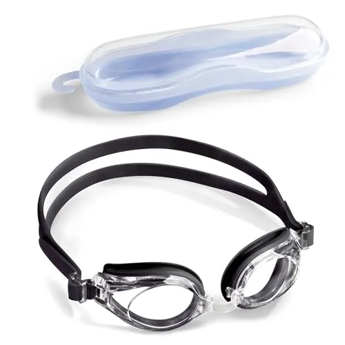 B&S SHELL Schwimmbrillen für Einsteiger, Kinder, Erwachsene und Fortgeschrittene - SWIPE-Technologie, UV-Schutz,Anti-Beschlag, Salzwasserbeständig, Größenverstellbar