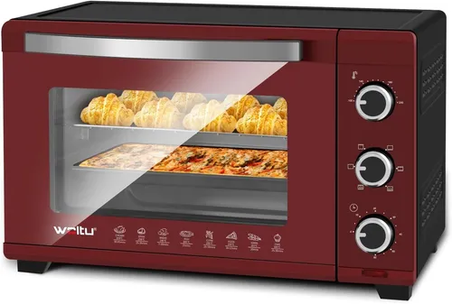 Woltu Minibackofen 32L, 1600W mit Timer