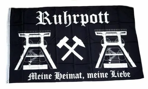Flagge / Fahne Ruhrpott Hissflagge 90 x 150 cm