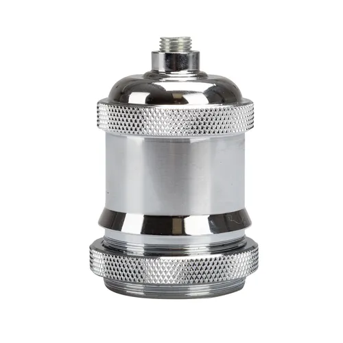 Lampenfassung E27 vintage Edison Lampensockel Chrom EC426