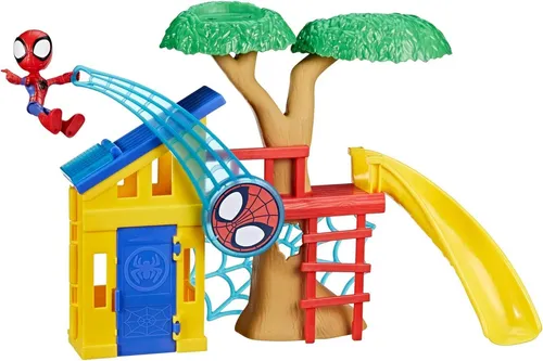 HASBRO Marvel Spidey Spielplatz Spielset mit Action-Figur - Actionfiguren für Kinder: Interaktives Spielset mit Spidey Figur, ideal für kreative Rollenspiele und Platzsparendes Design für unterwegs.
