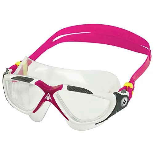 Aqua Sphere Vista White Raspberry Lens Clear - L von Aquasphere