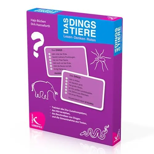 Kallmeyer Das Dings: Tiere: Lesen - Denken - Raten