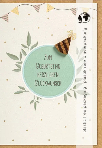 Geburtstag – Moments Collection - Glückwunschkarte im Format 11,6 x 16,6 cm mit